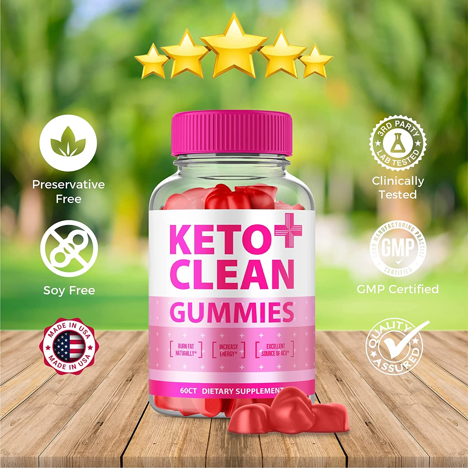 (2 Pack) Keto Clean Gummies - Advanced Formula Vegan Keto Gummies Keto Clean plus ACV Gummies Clean Gummies with Apple Cider Vinegar, Beet Root Juice Vitamin B12, Pomegranate Keto AVC (120 Gummies)