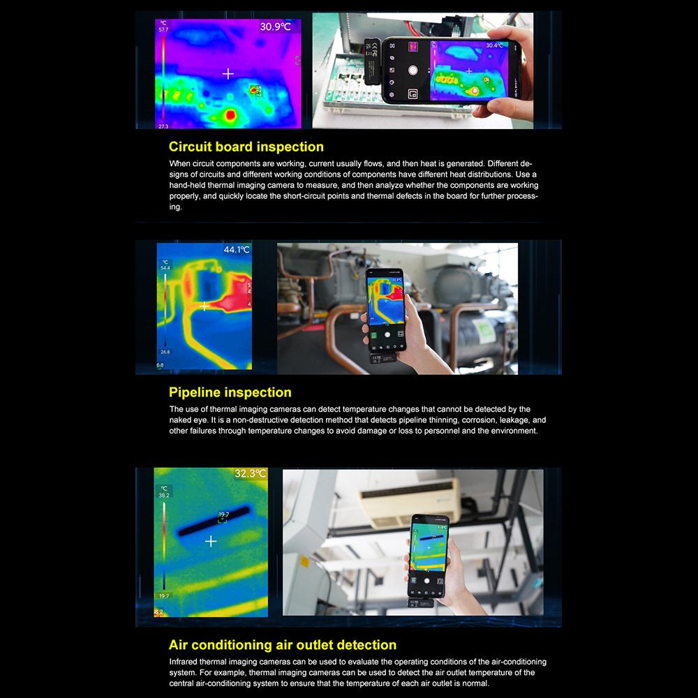 Uti120 Thermal Imager Infrared Thermal Imaging Camera for Adroid IOS Smart Phone