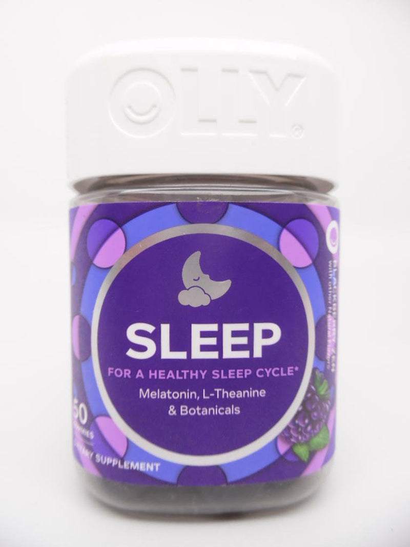 OLLY Sleep Melatonin 3Mg Gummies for Sleep Aid - Blackberry Zen - 50Ct