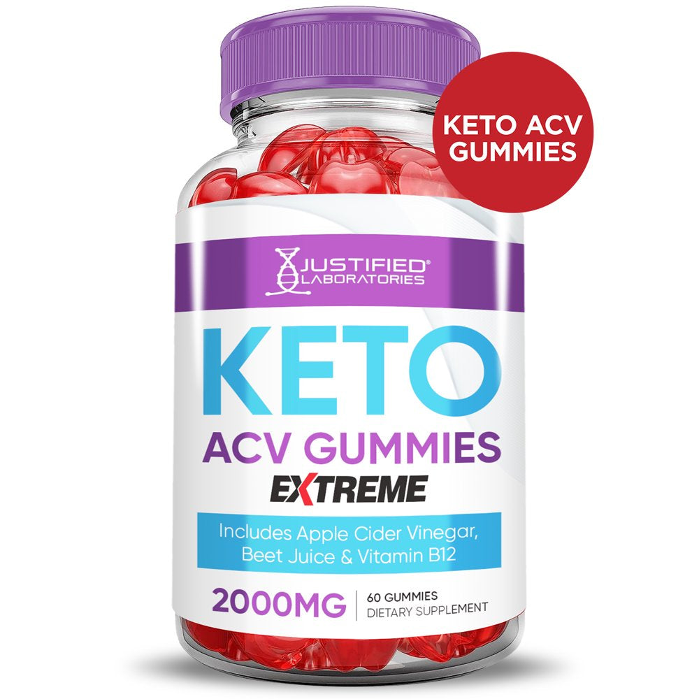 (2 Pack) Generic Keto Extreme ACV Gummies 2000Mg Dietary Supplement 120 Gummys