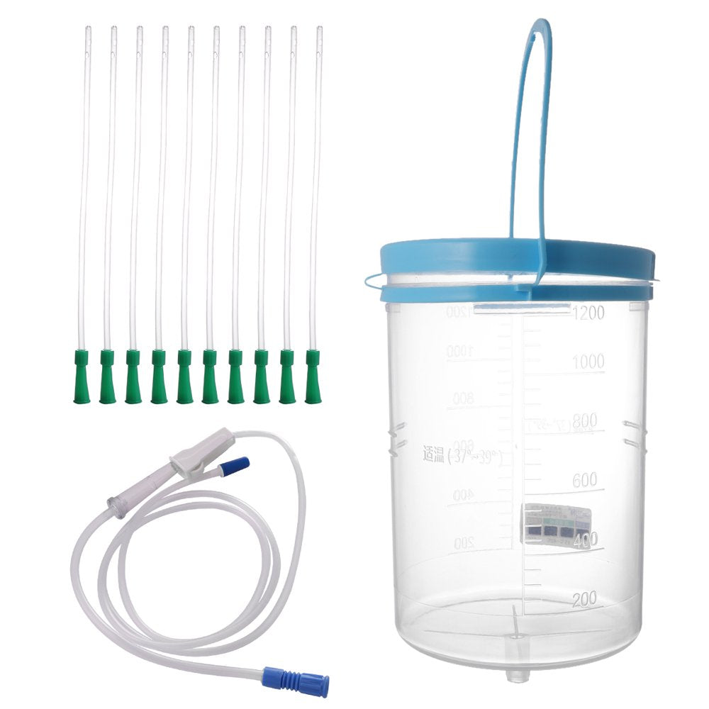 Etereauty Kit Enema Cleansing Cleaning Coffee Bucket Colon System Colonic Home Bag Water Bottle Douche Vaginal Portable Vagina