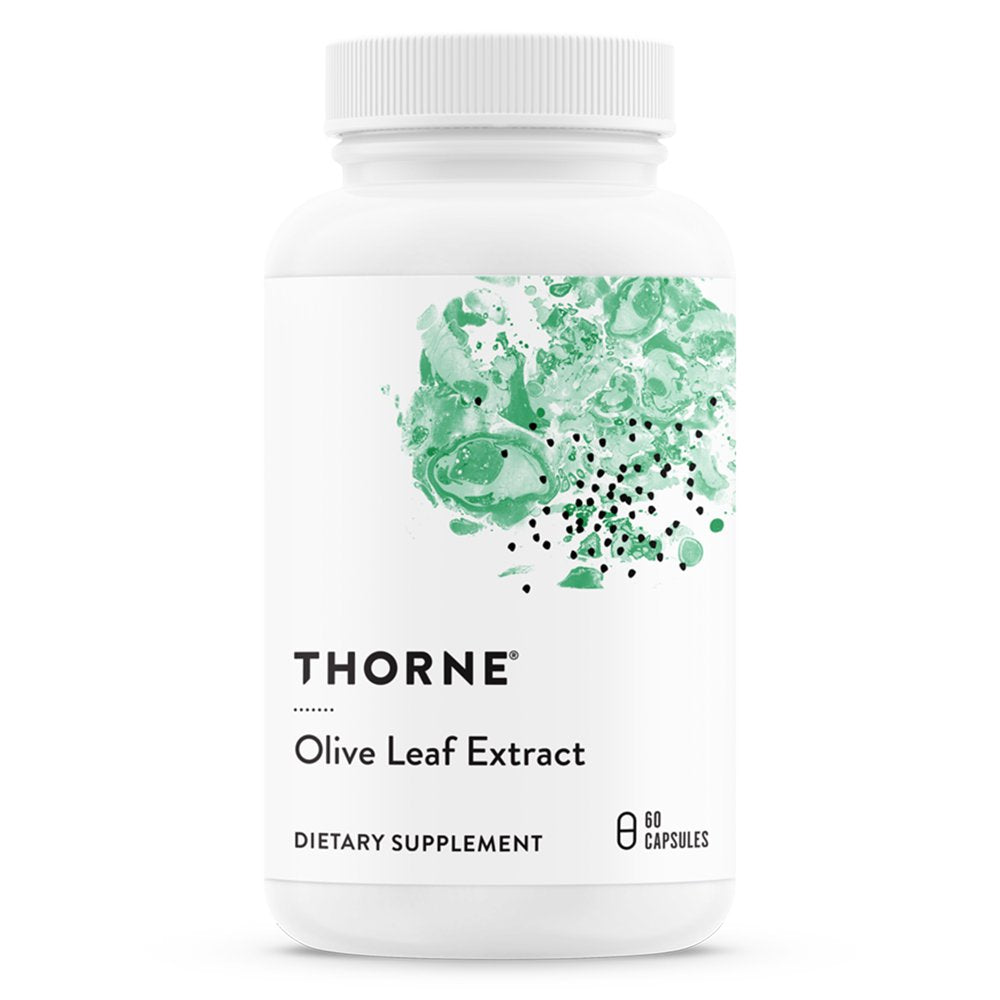 Thorne Olive Leaf Extract, Botanical Extract with Natural Antioxidant Properties, Immune Function Supplement, 60 Capsules