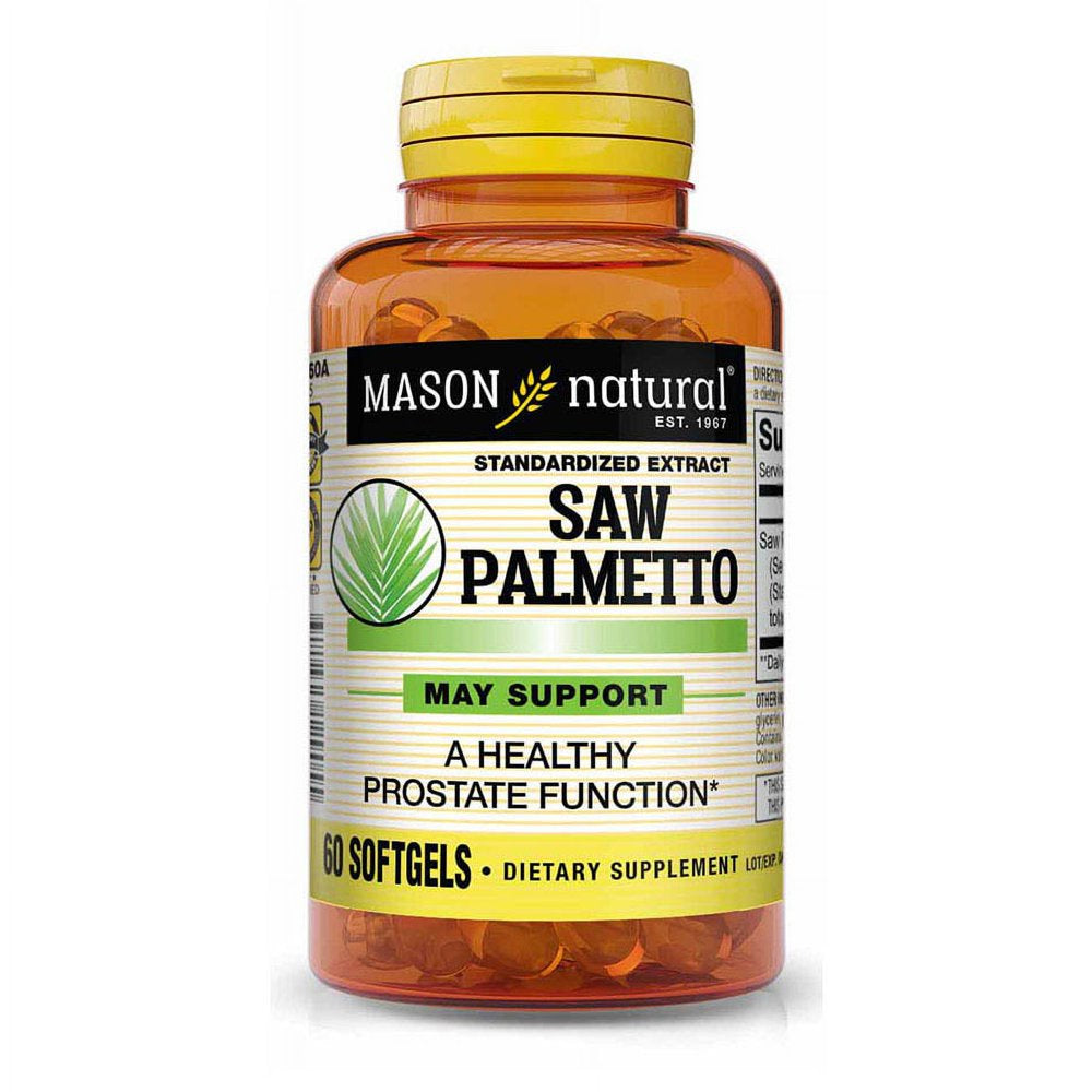 MASON NATURAL - Special - SAW PALMETTO 160MG SOFTGELS 60 per Bottle (SINGLE BOTTLE)