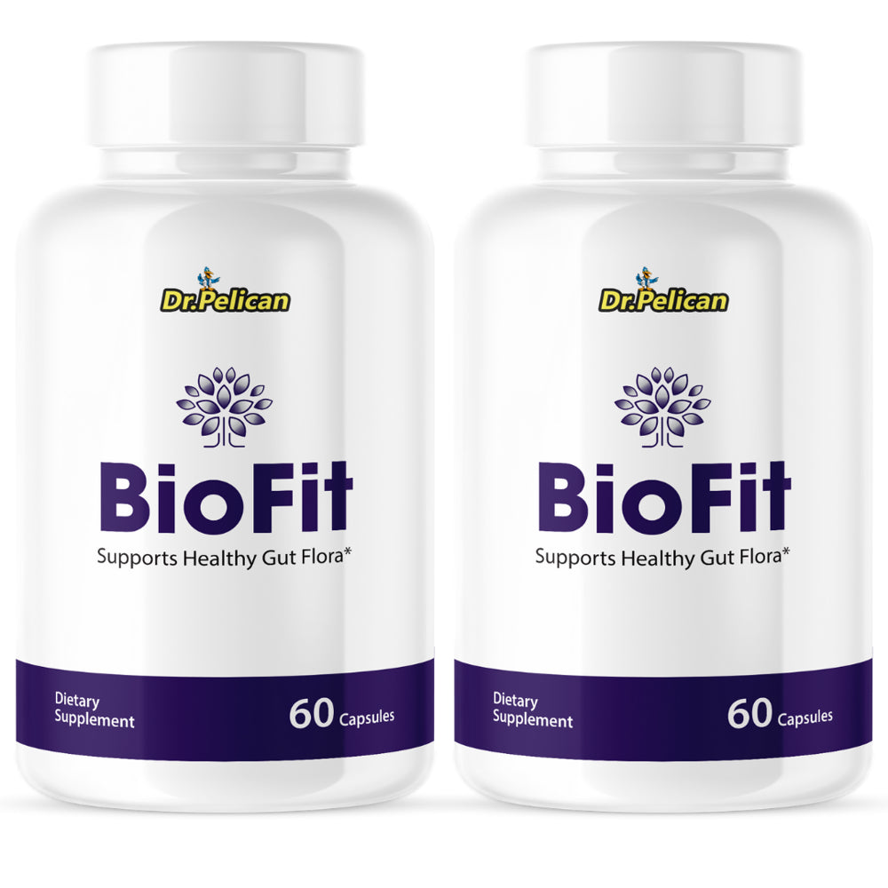 Biofit-Gut & Digestive Health/Weight Management- 2 Bottles- 120 Capsules- Dr. Pelican