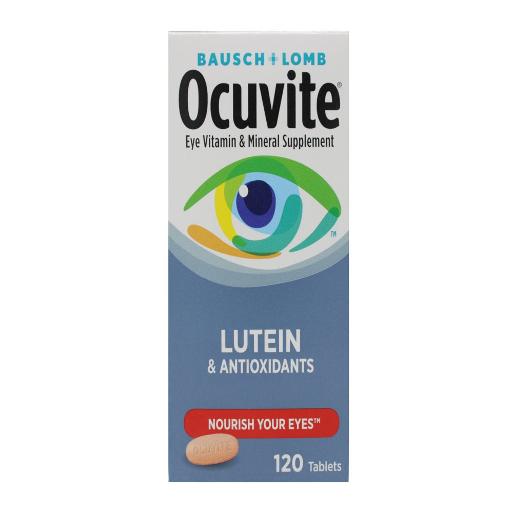 2 Pack - Bausch & Lomb Ocuvite Eye Vitamin & Mineral Supplement with Lutein 120 Ea