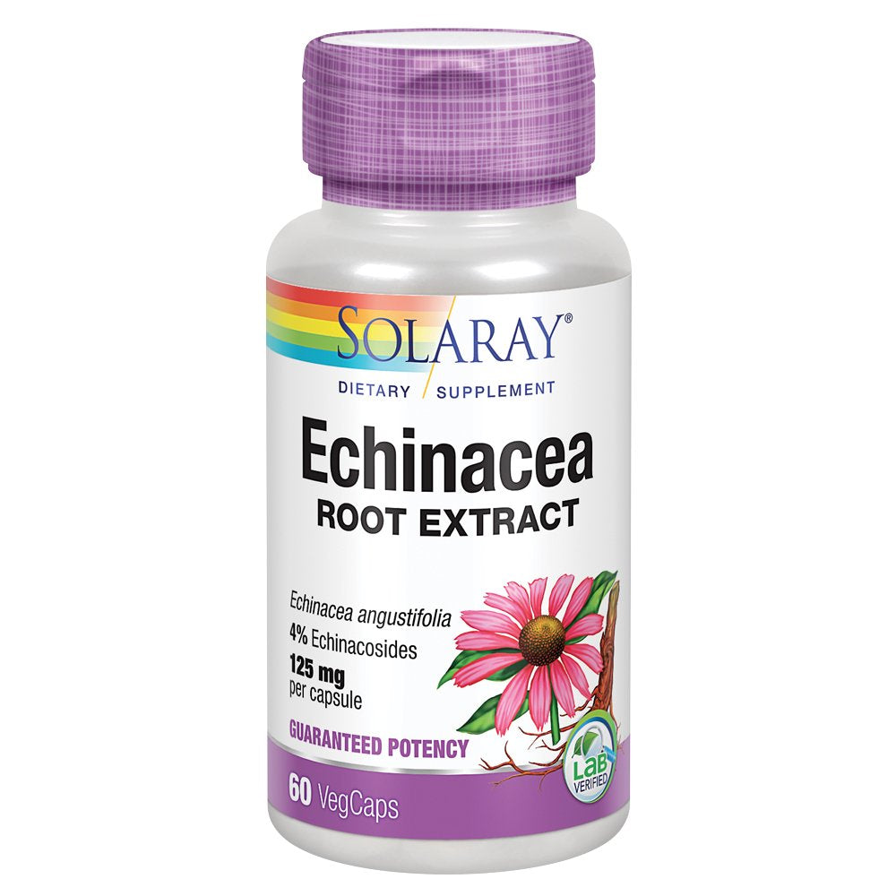 Solaray Echinacea Angustifolia Extract 125 Mg - 60 Capsules