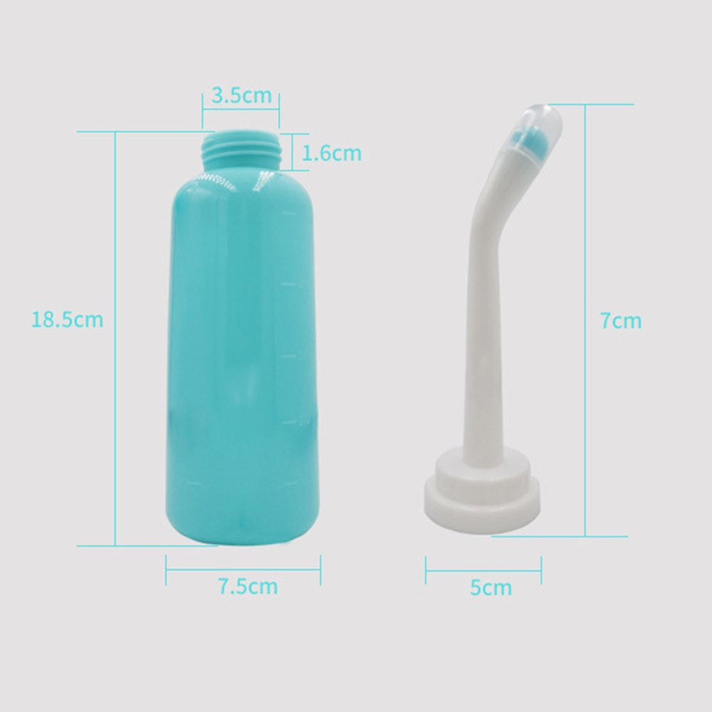 NUOLUX 1Pc 500ML Portable Flusher Women Private Parts Irrigator Bidet Bottle Handheld Vagina Cleaner Personal Hygiene Care Supplies for Pregnant Puerpera