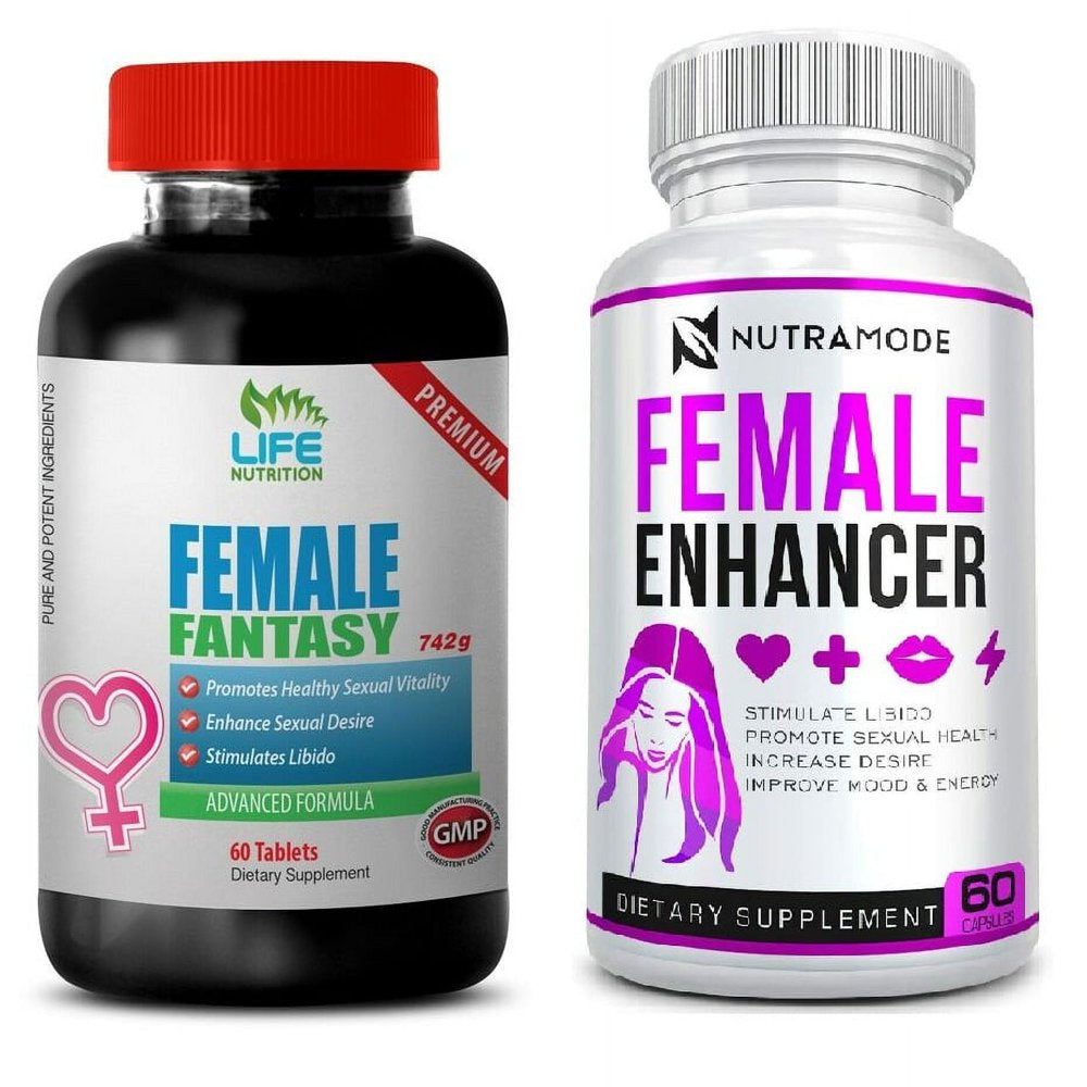 Female L Ibido Enhancement Vaginal Health-60 Capsule & FEMALE FANTASY Arousal & L Ibido - 60 Tablets