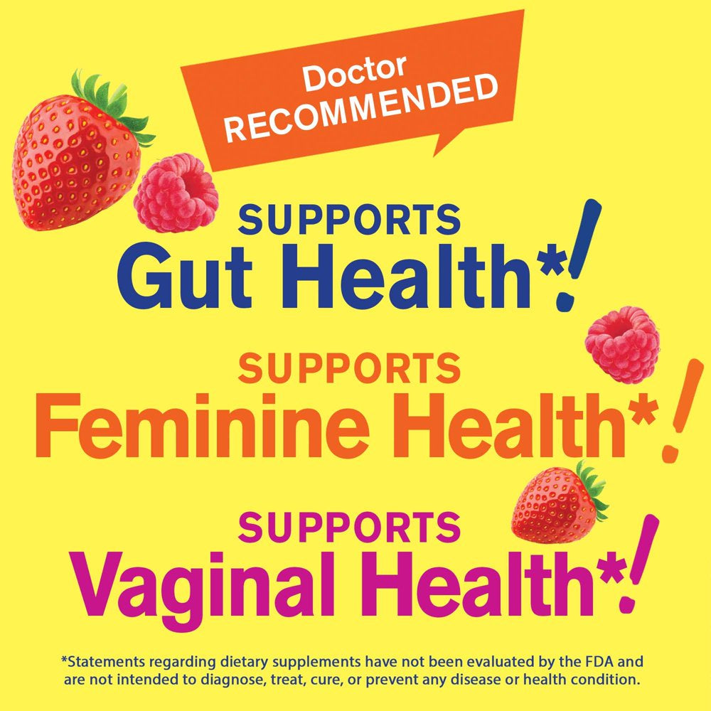 Wellyeah Probiotics for Women Gummies - 10 BILLION CFU - for Digestive Support, Gut Health, and Feminine Health Support - Natural Berry Flavor -Vegetarian, Delayed Release Womens Probiotic -60 Gummies