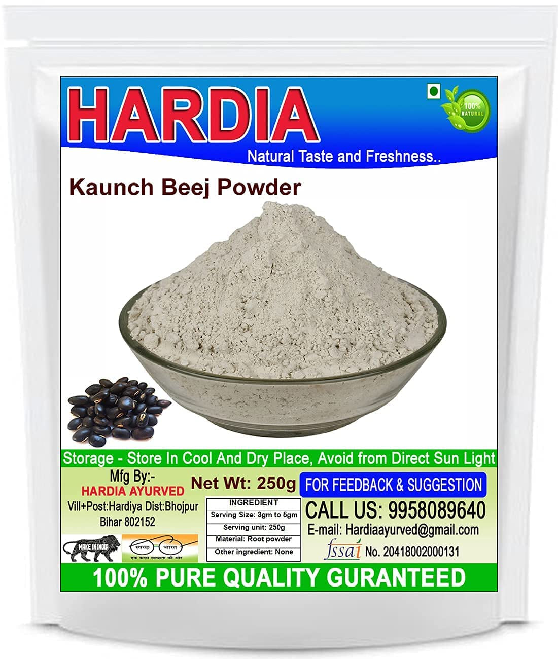 SPEC Hardia Kaunch Beej Powder 50Gm