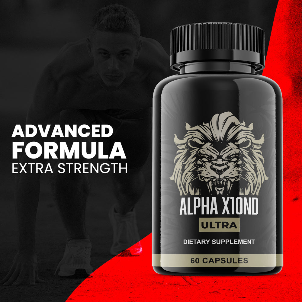 (1 Pack) Alpha X10ND Ultra - Dietary Supplement - 60 Capsules