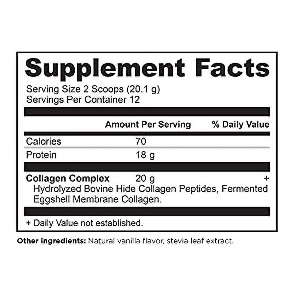 Collagen Peptides by Ancient Nutrition, Collagen Peptides Powder, Vanilla Hydrolyzed Collagen, Supports Healthy Skin, Joints, Gut, Keto and Paleo Friendly, 12 Servings, 20G Collagen per Serving