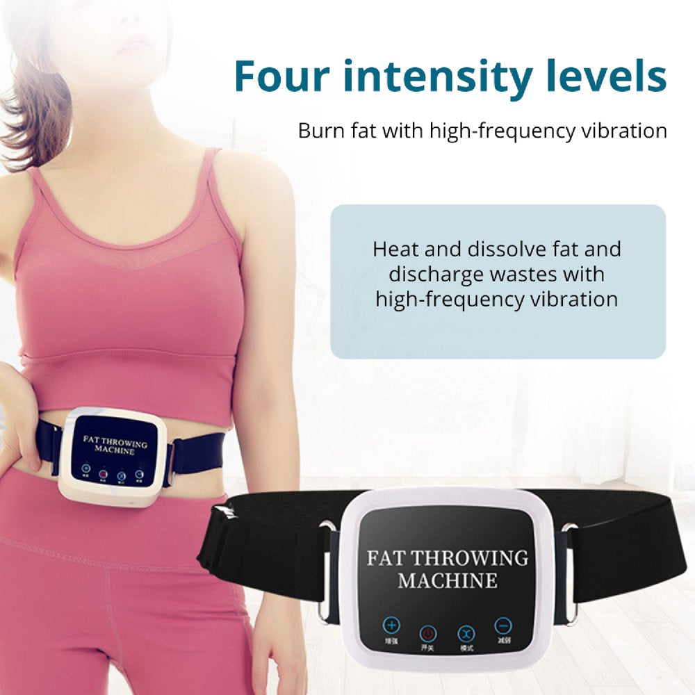 Wireless Electric Fat Burning Cellulite Massager Body Slimming Losing Weight Belt Womans Belly Fat Burner Machine