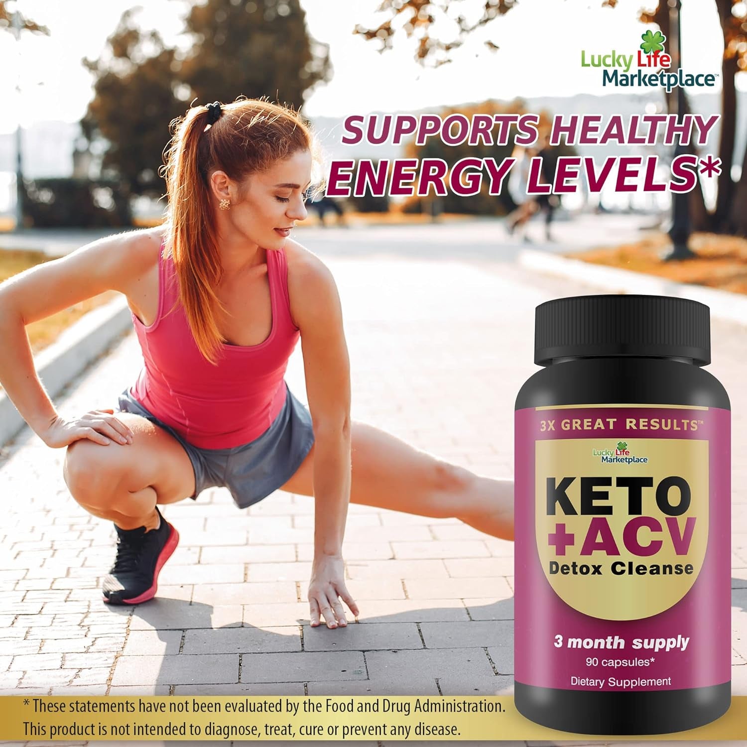 3X Great Results - Keto + ACV Detox Cleanse - 3 Month Supply - Body Cleanse Detox - Colon Cleanse - Advanced Keto Detox Cleanse Formula with Fiber - Support Digestion & Immune Health