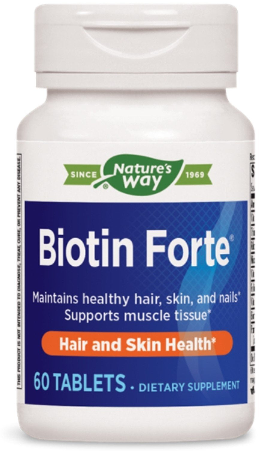 Biotin Forte, 5Mg, Tablets, 60 Ea (Pack of 2)