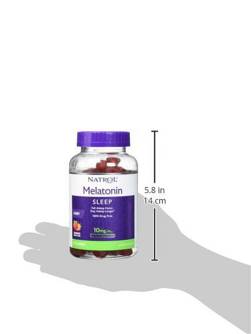 Natrol Melatonin Gummy, 10 Mg, 120 Count