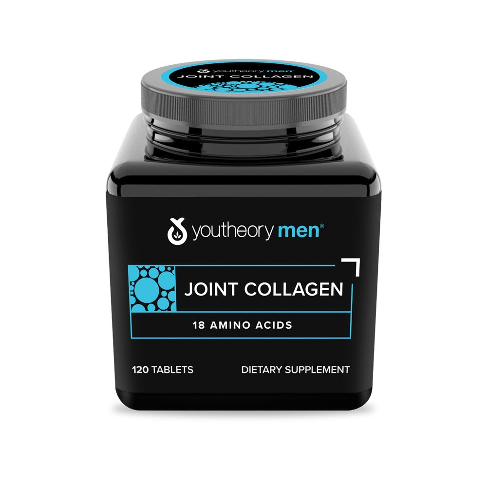 Youtheory Men Joint Collagen Dietary Supplement, 120 Count