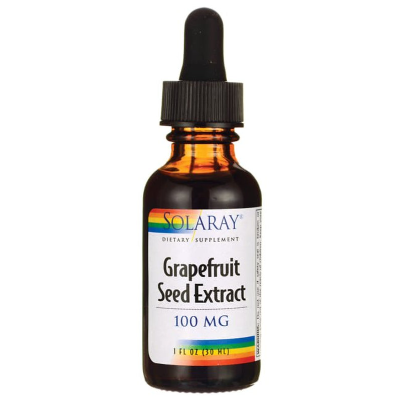 Solaray Grapefruit Seed Extract 100Mg | Unflavored Liquid GSE for Healthy Immune System & Digestion Support | Vegan | 100 Servings | 1 Fl. Oz.