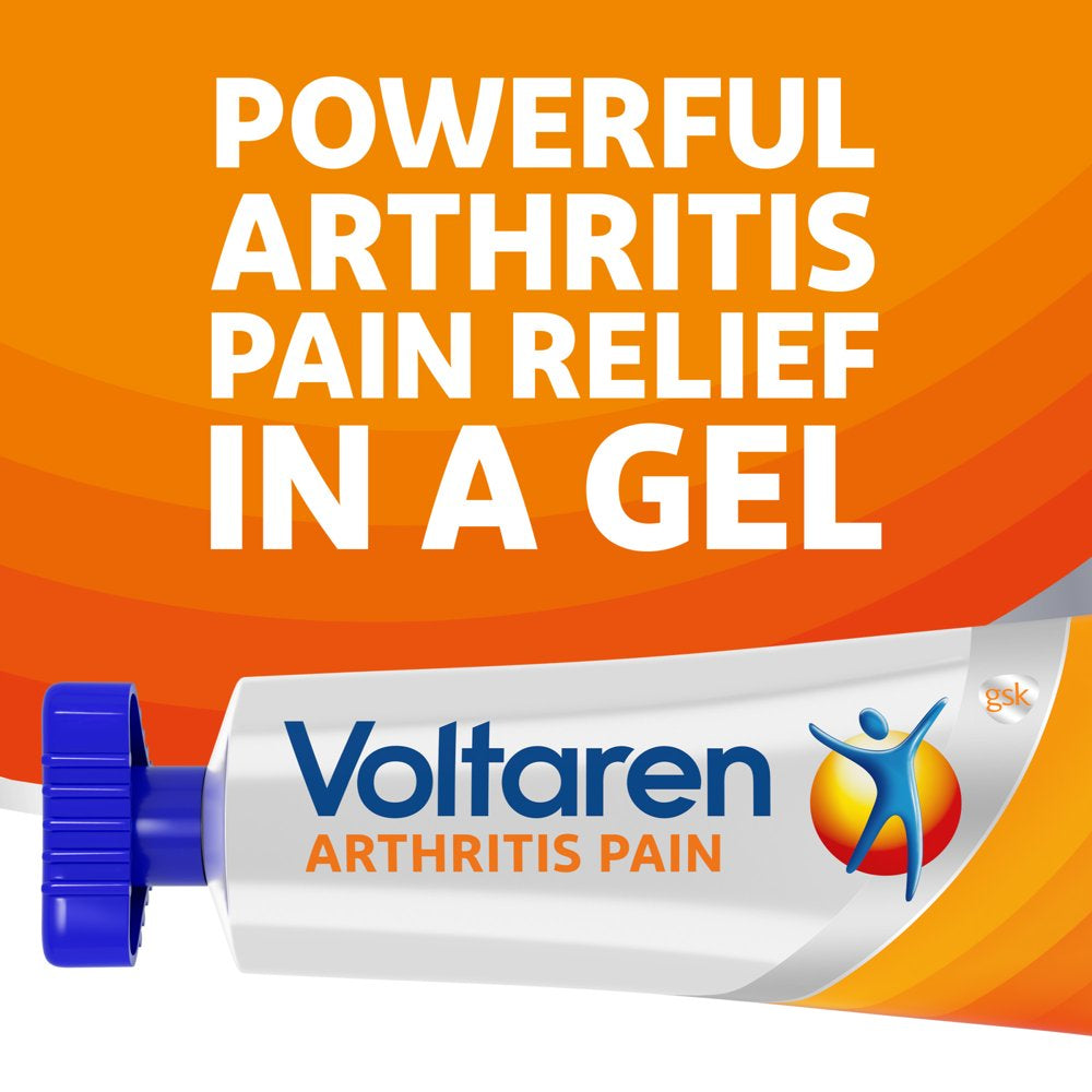 Voltaren Topical Arthritis Medicine Gel Pain Reliever for Arthritis, 1.7 Oz