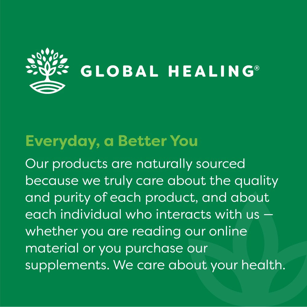 Global Healing Biotin Vitamin B7 Hair Growth Supplement Products - 60 Capsules