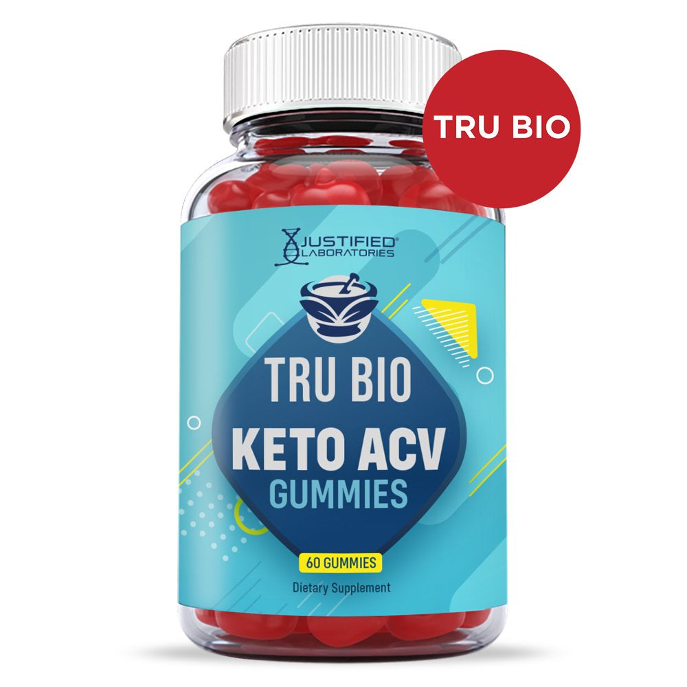 Tru Bio Keto ACV Gummies 1000MG Dietary Supplement 60 Gummys