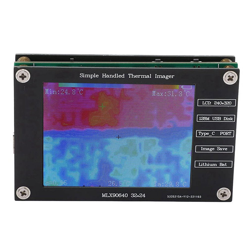 Thermal Imaging Infrared Camera, Temperature Range from - 40 ℃ To+300 ℃, 8Hz Rate, Multi-Function Thermal Imager