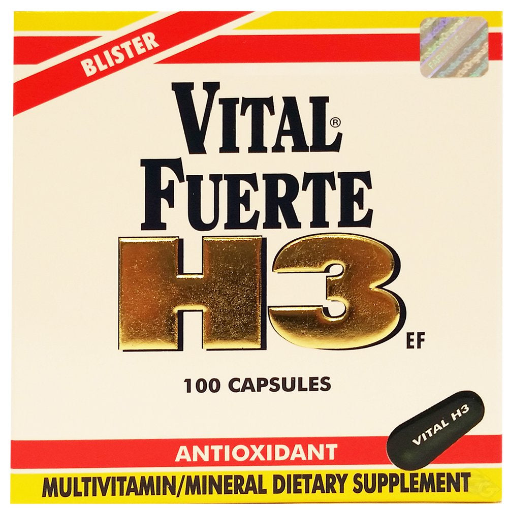 Vital Fuerte H3 100 Cap - Multivitaminico