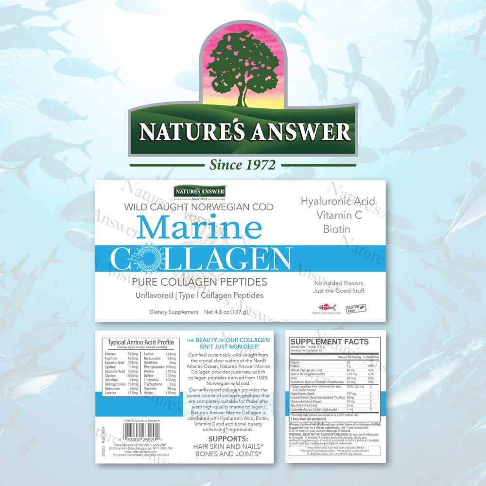 Marine Collagen Powder 4.8Oz