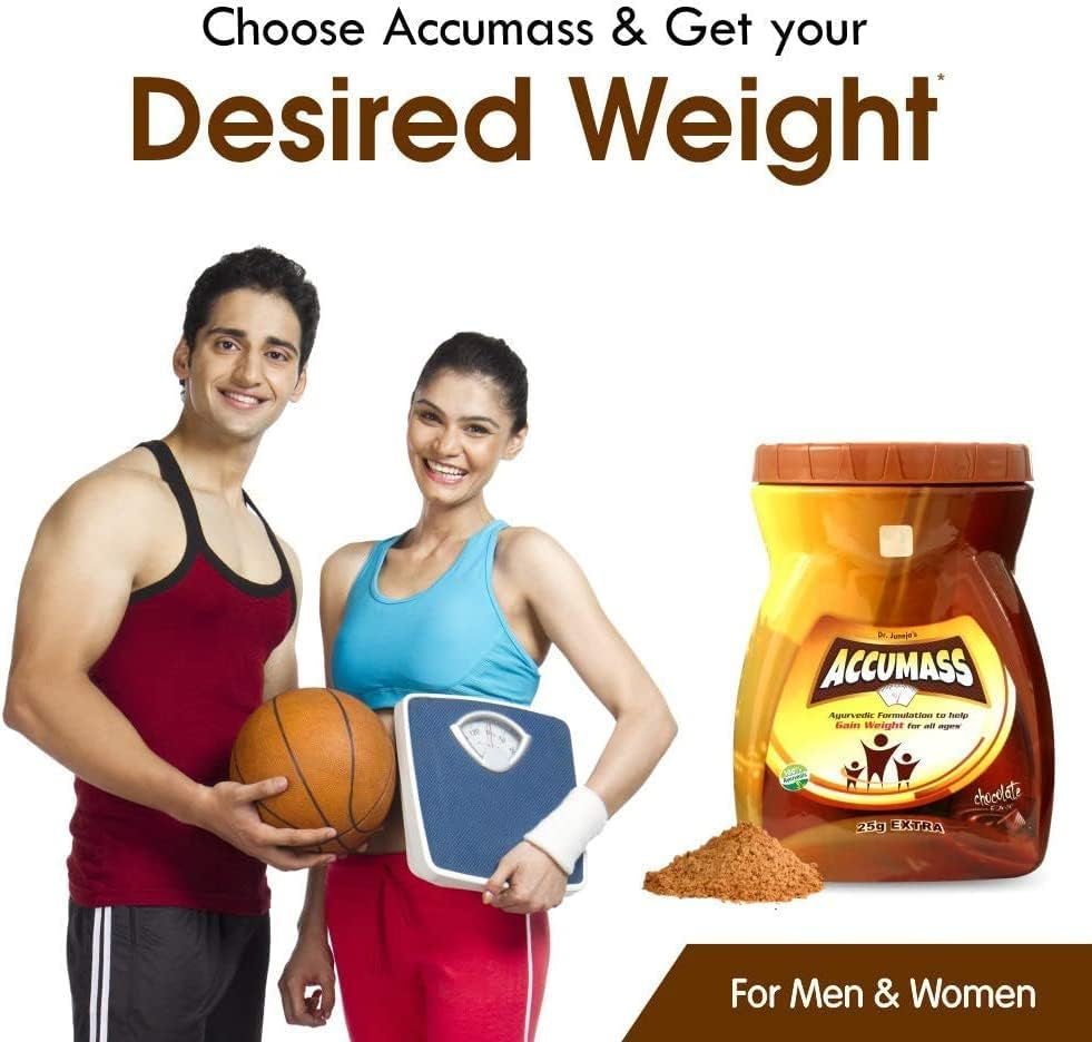 TARIN Accumass Weight Gainer Powder Chocolate Flavour, 525 G (Pack of 2)