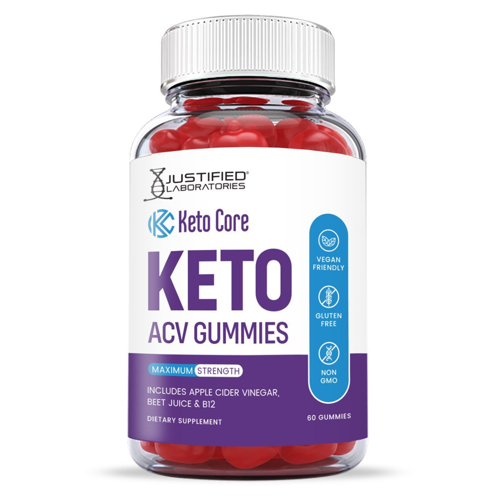 (2 Pack) Keto Core ACV Gummies 1000MG Dietary Supplement 120 Gummys