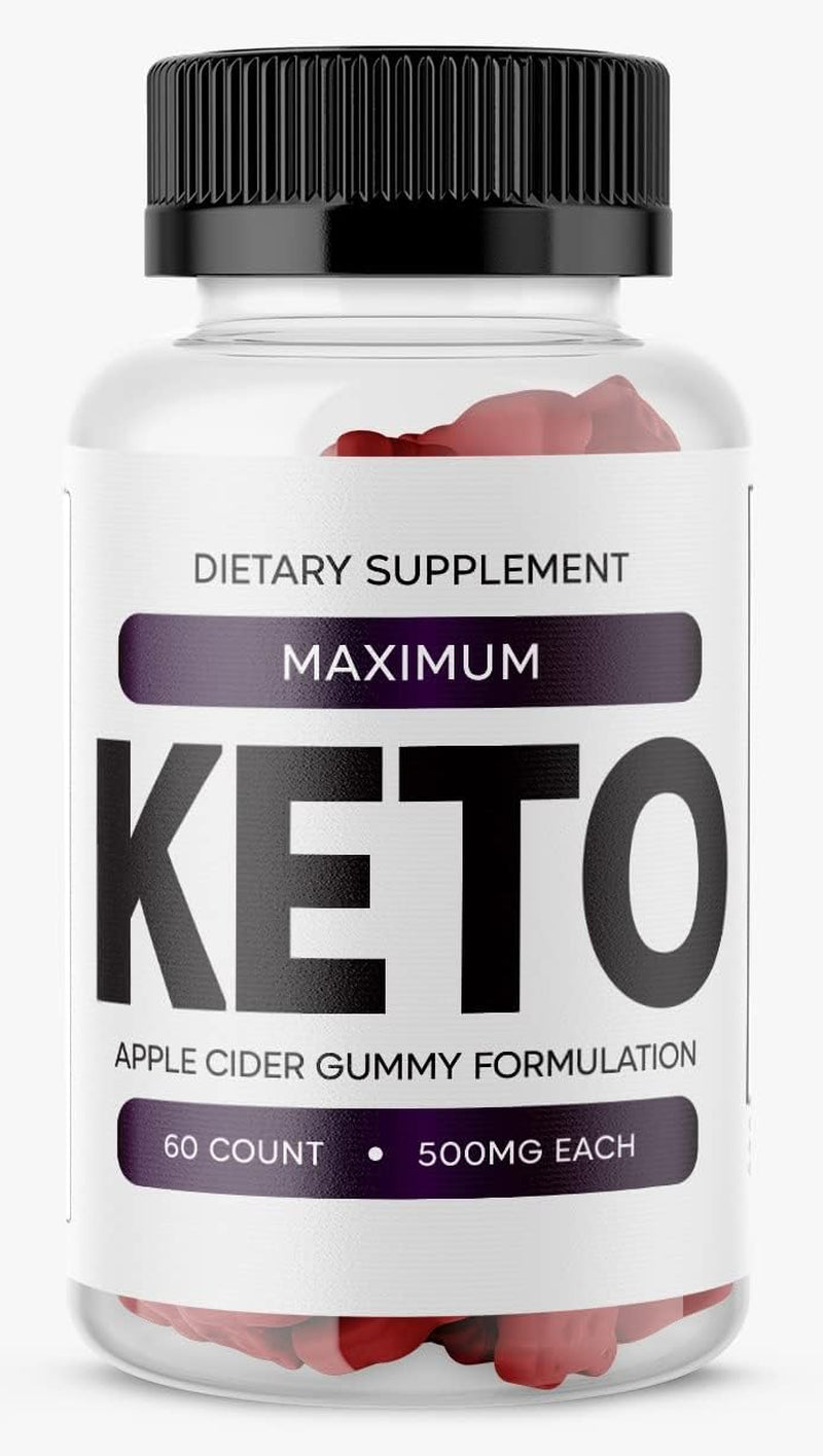 Zonata Maximum Keto Gummies, 60 Count, 1 Bottle