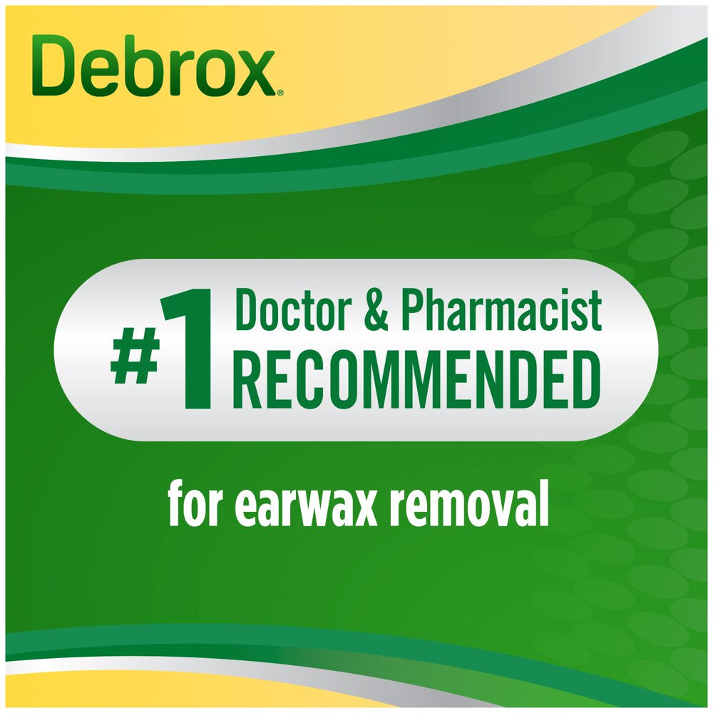 Debrox Ear Wax Removal Kit, Ear Cleaning Rubber Bulb Syringe and 0.5 Fl Oz Ear Wax Removal Drops