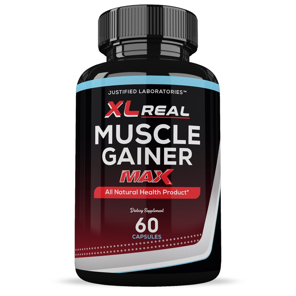 (3 Pack) XL Real Muscle Gainer Max Men’S Health Supplement 180 Capsules