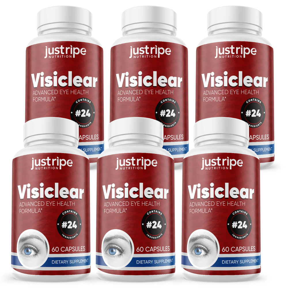 6 Pack Visiclear Advanced Eye Formula for Eyes Supplement Formula