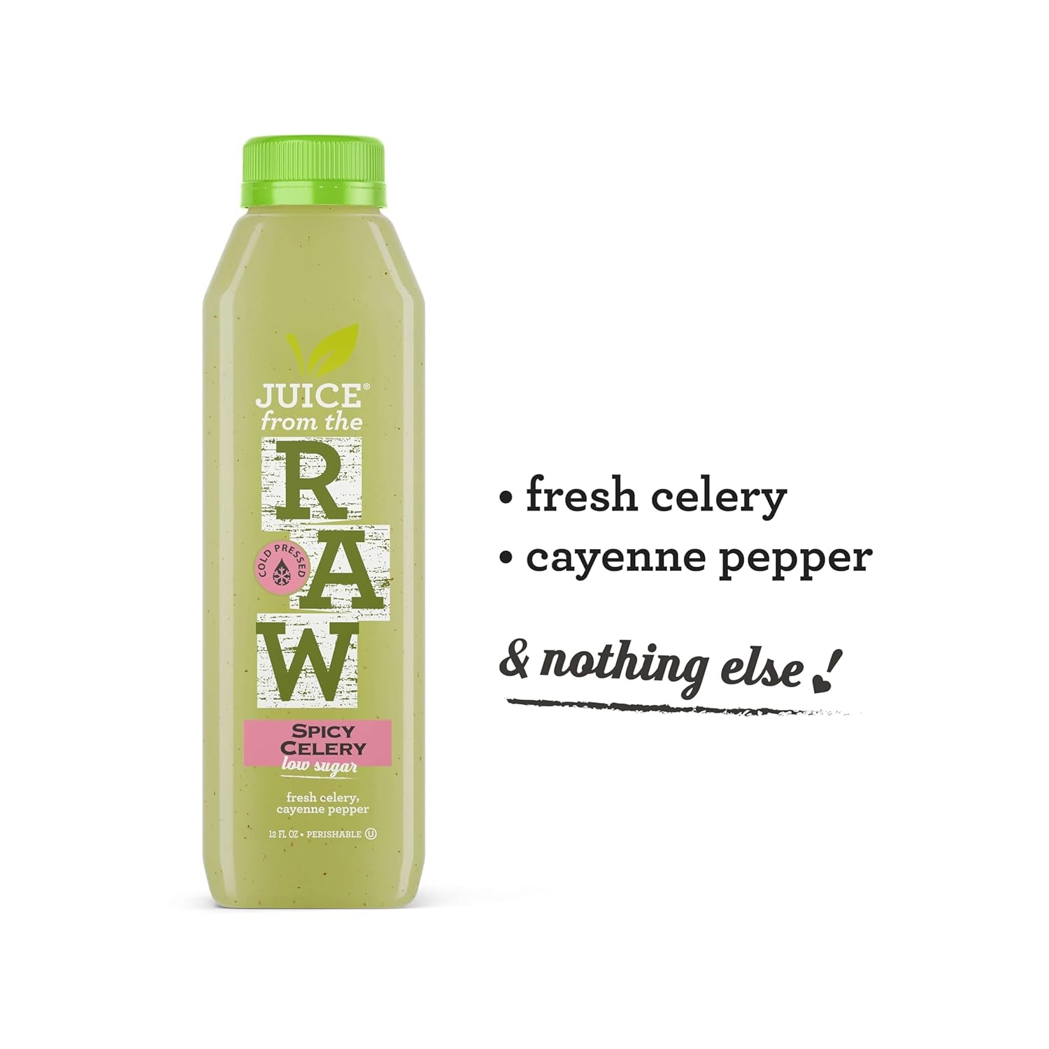 3-Day Low Sugar Juice Cleanse by Juice from the RAW® - 100% Raw Cold-Pressed Juices (18 Total 12 Oz. Bottles)