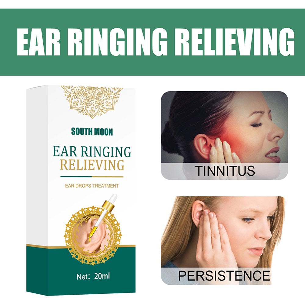 YUANHUILI 20Ml Ear Otitis Drops Ear Tinnitus Sore Deafness Treatment Herbal Medicine