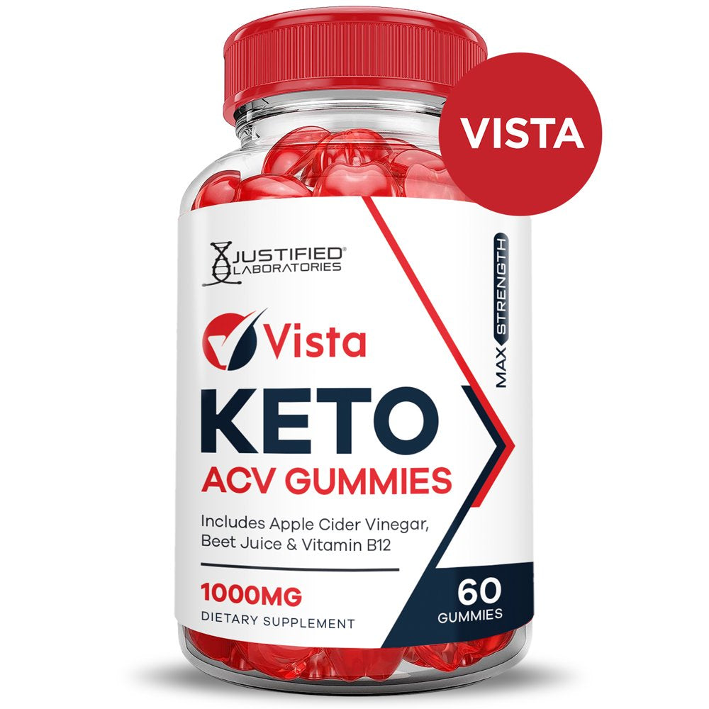 Vista Keto Keto ACV Gummies 1000MG Dietary Supplement 60 Gummys