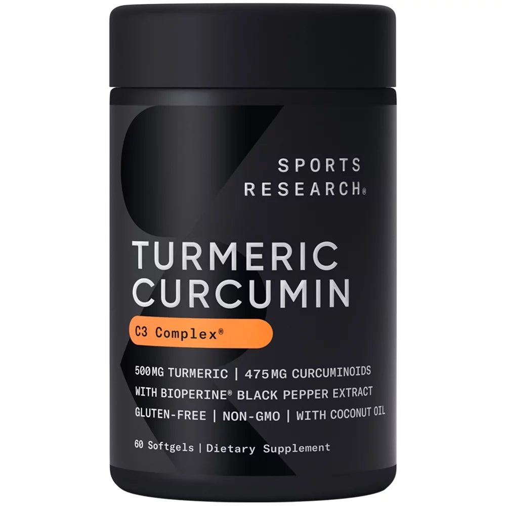 Turmeric Curcumin C3¬Æ Complex (500Mg) Enhanced with Black Pepper & Organic Coconut Oil for Better Absorption; Non-Gmo & Gluten Free (60 Liquid Softgels)