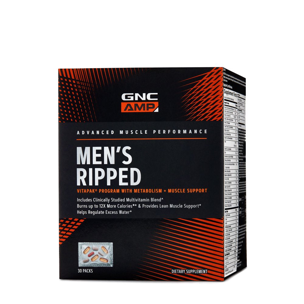 GNC AMP Men'S Ripped Vitapak Program