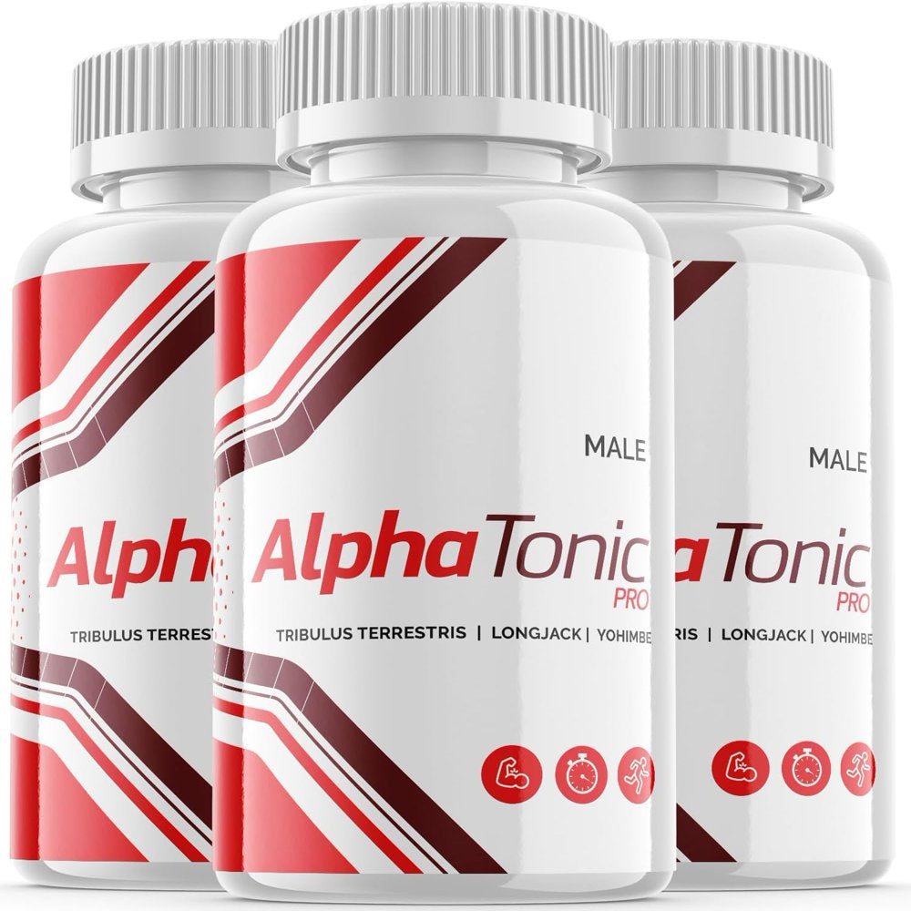 (3 Pack) Alpha Tonic - Dietary Supplement - 180 Capsules