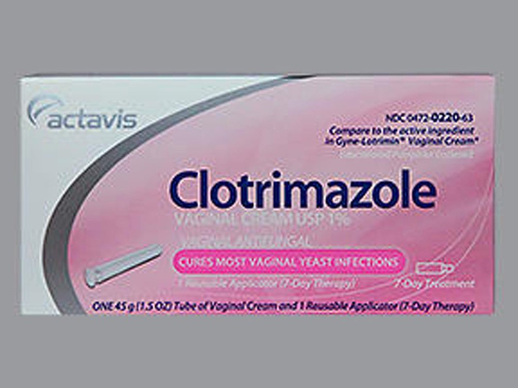 Actavis Clotrimazole 7-Day Treatment Vaginal Cream, 1.5 Oz and 1 Reusable Applicator