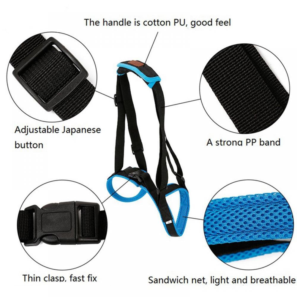 Dog Lift Harness, Dog Lift Support Harness for Weak Rear Legs, Veterinarian Approved Dog Handicap Harness Help for Small Medium Large Dogs, Adjustable Straps for Old, Disabled, Joint Injuries