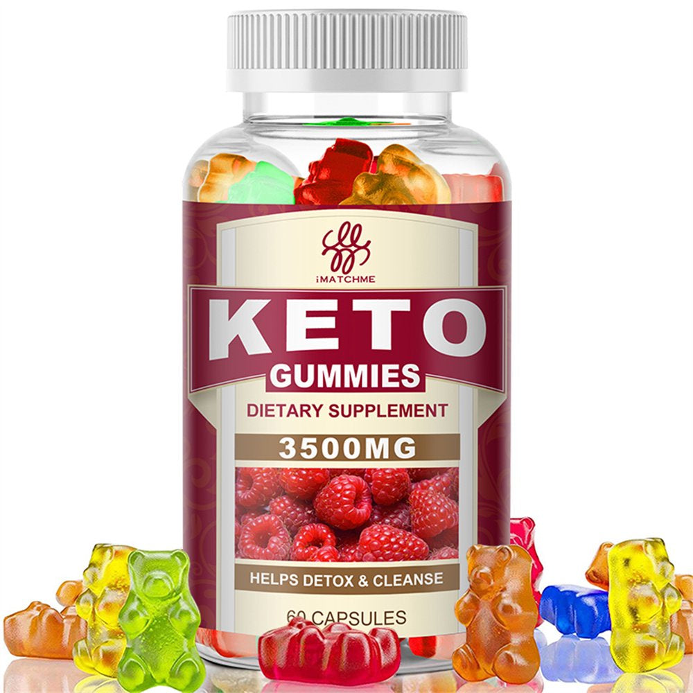 IMATCHME Keto Gummies 3500Mg - Fat Burner & Weight Loss Supplements - Gut Health & Digestive - 60 Gummies
