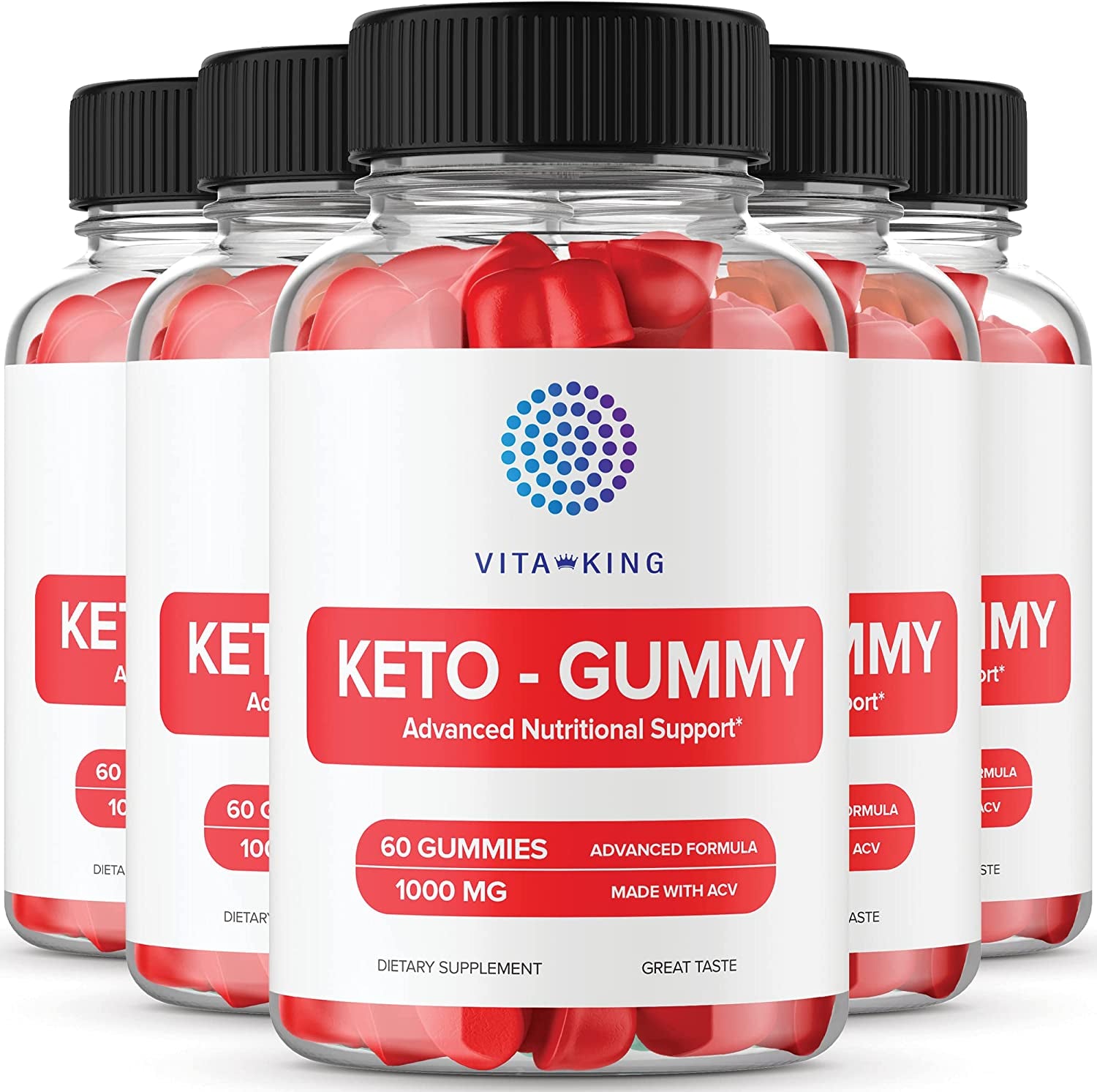 (5 Pack) Keto-Gmy Gummies (300 Gummies)