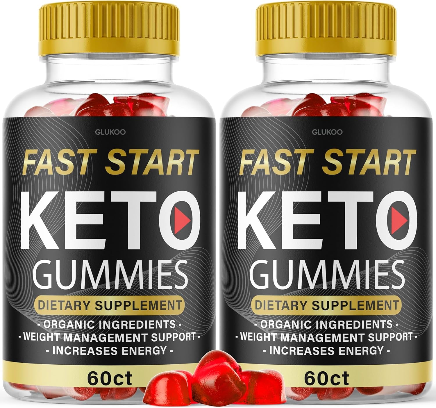 (2 Pack) Fast Start Keto ACV Gummies - Fast Start Keto Gummies for Weight Loss, Fast Start Keto ACV Apple Cider Vinegar Gummies Weight Loss, Ketofast, Faststart Keto, Fastketo for 120 Gummys 2 Months