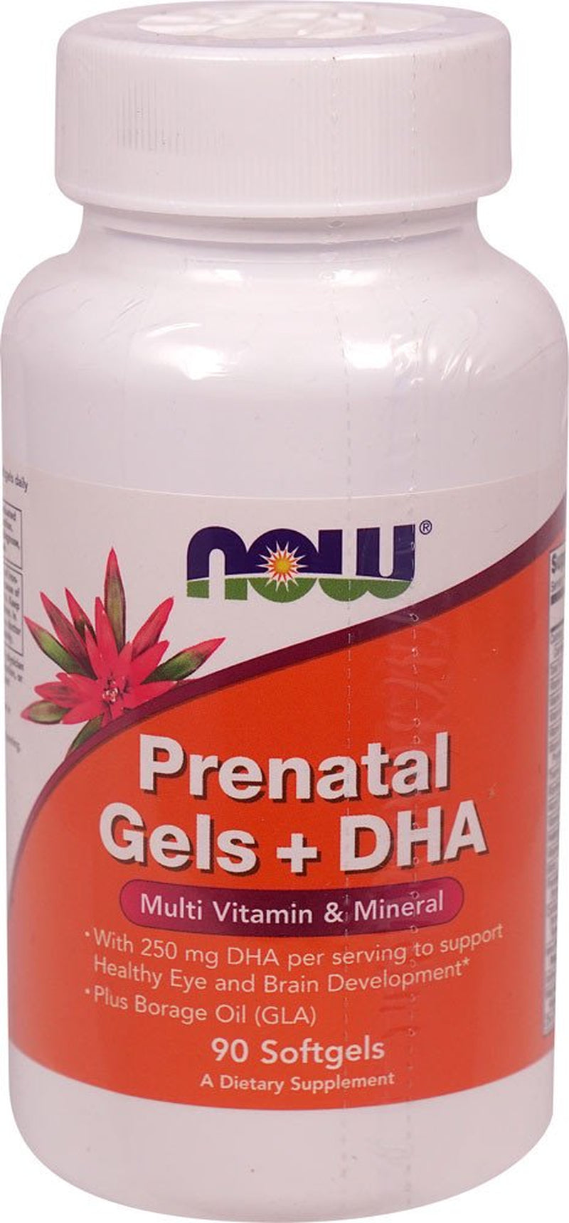 NOW Prenatal Gels + DHA -- 90 Softgels