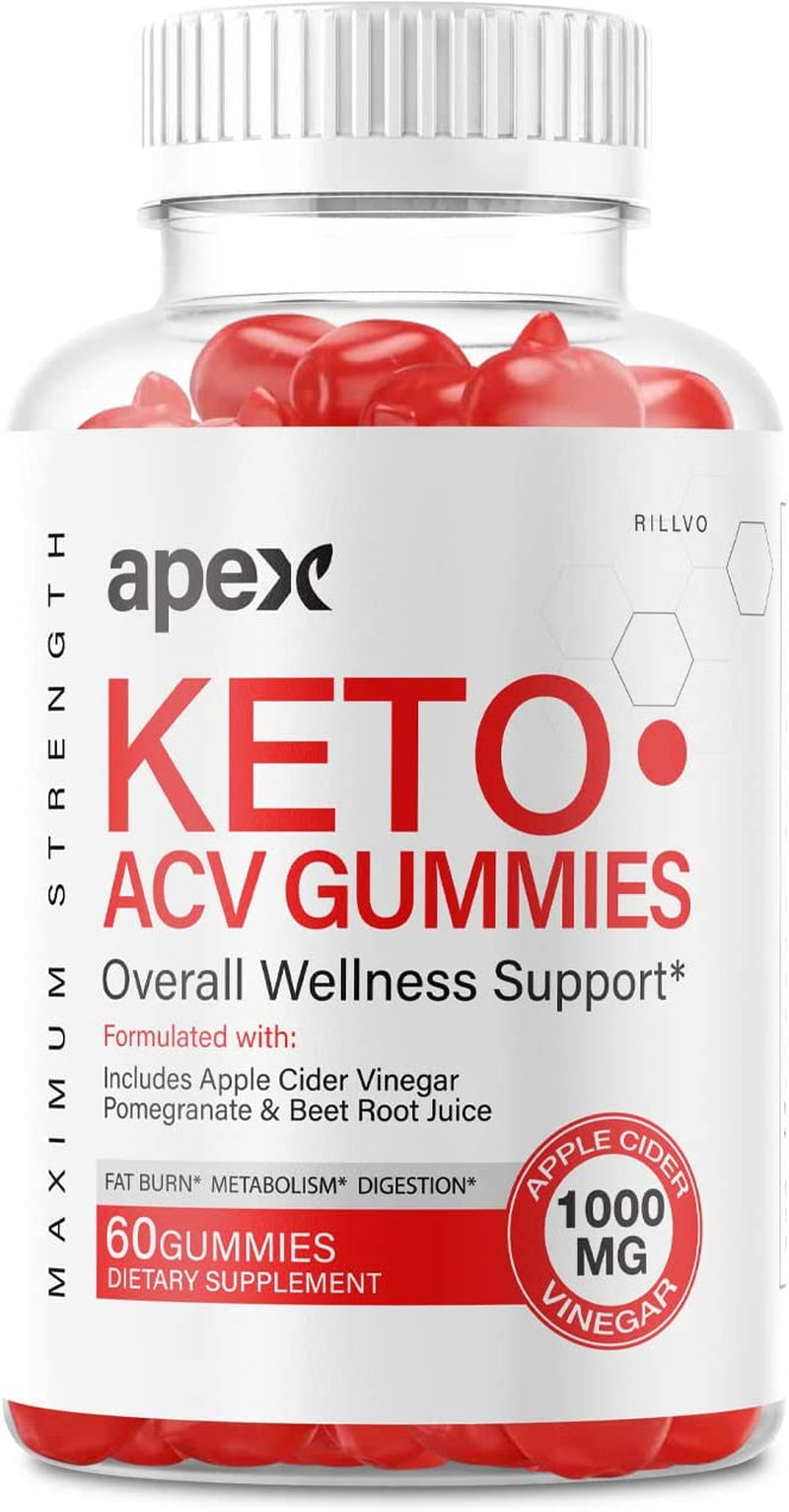 Apex Keto ACV Gummies Apex Keto Advanced Formula Overall Wellness Support (60 Gummies)