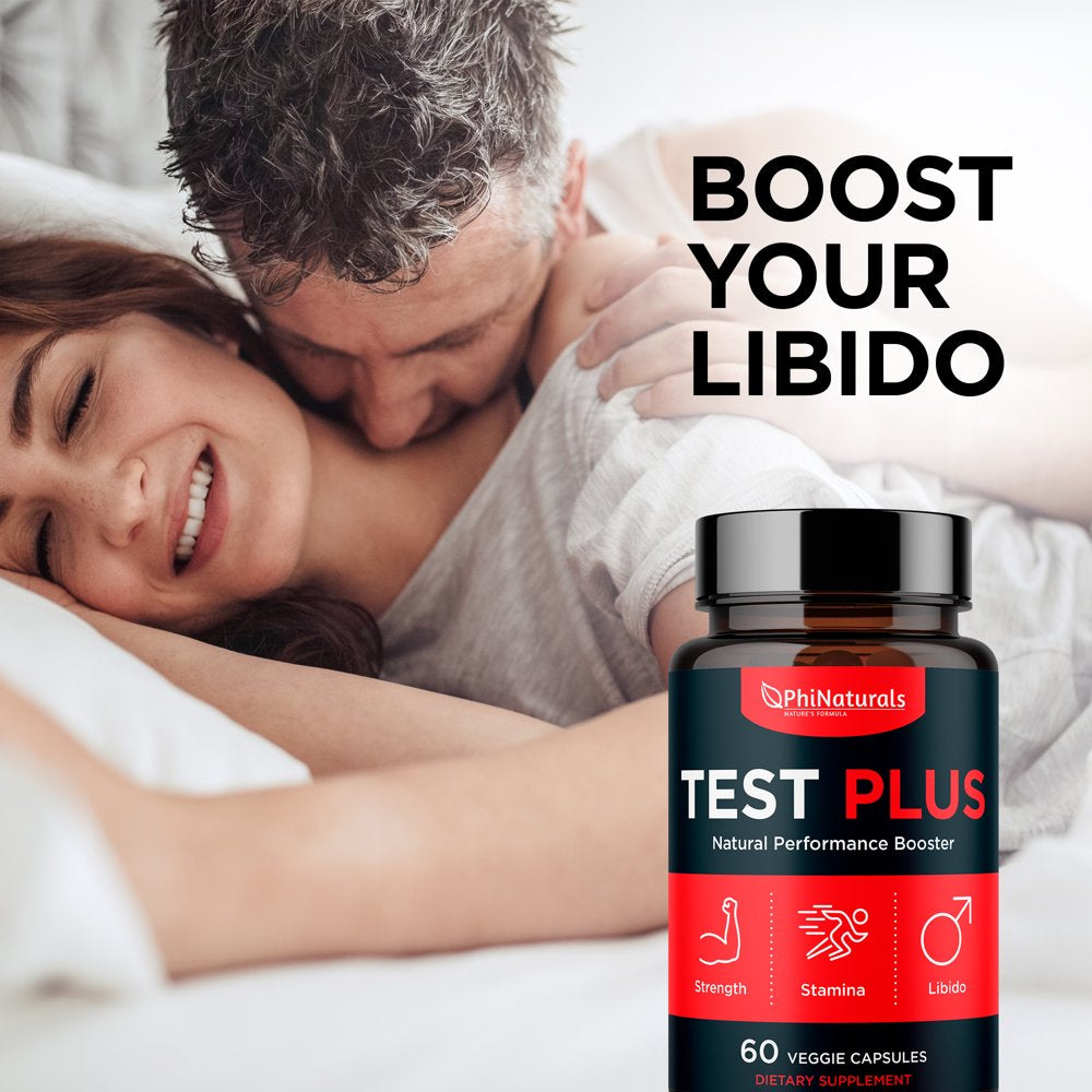 Testosterone Booster – Muscle Growth – Libido Booster for Men Strength Sex Drive Endurance – Male Enhancement Pills – Male Supplement – Testosterone Supplement Pills for Men by Phi Naturals