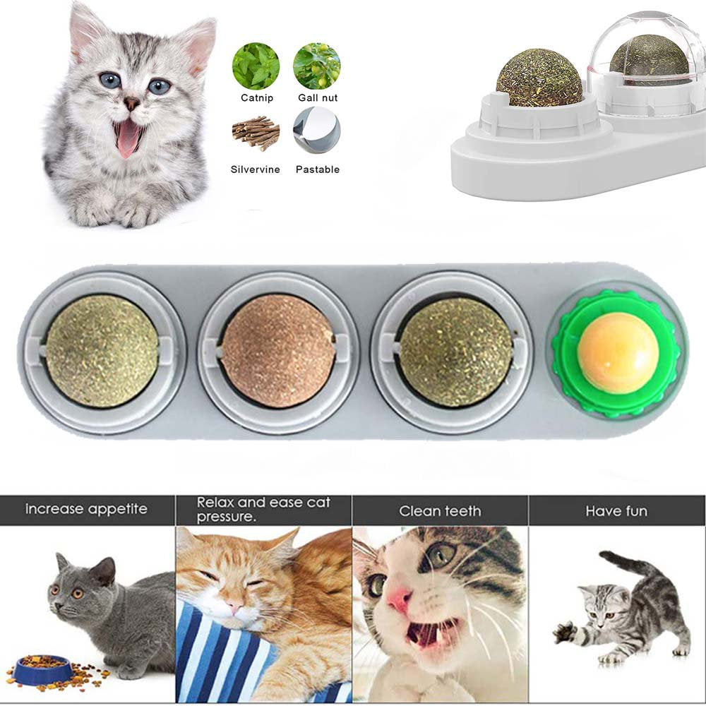 Pure Natural Healthy Nutrition Chew Ball Edible Cat Supplies Cat Snacks Cat Toys Molar Catnip Balls