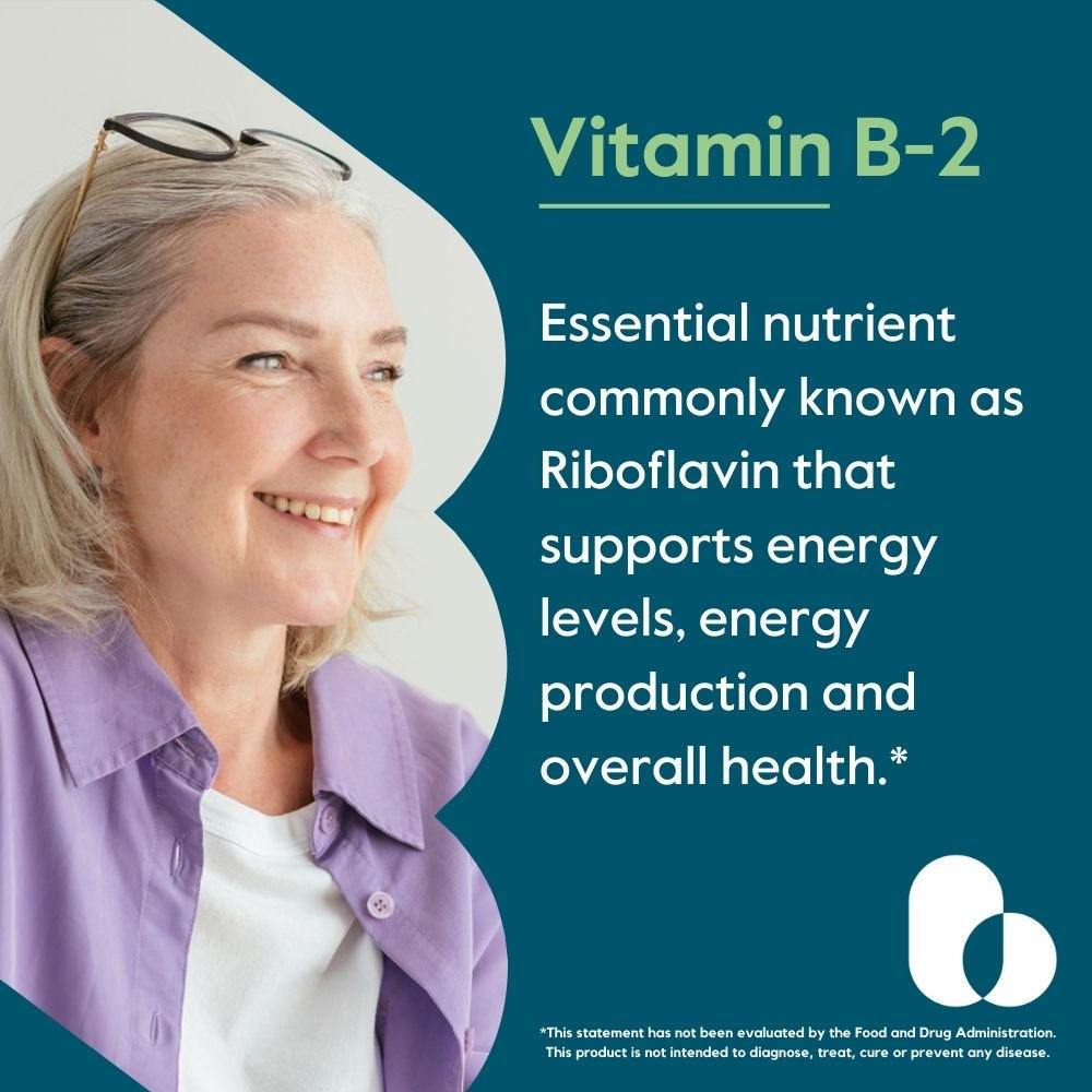 BESTVITE Vitamin B-2 (Riboflavin) 400Mg (120 Vegetarian Capsules) - No Stearates - Vegan - Non GMO - Gluten Free